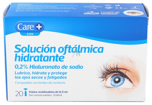 Spray ocular con ácido hialurónico