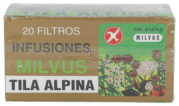 Milvus Infusión de Tila Alpina - 10 filtros : : Alimentación y  bebidas