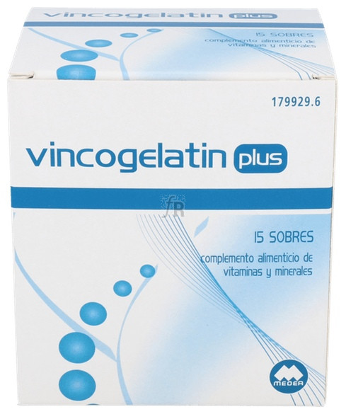 Vincogelatin Plus 15 Sobres - Farmacia Ribera