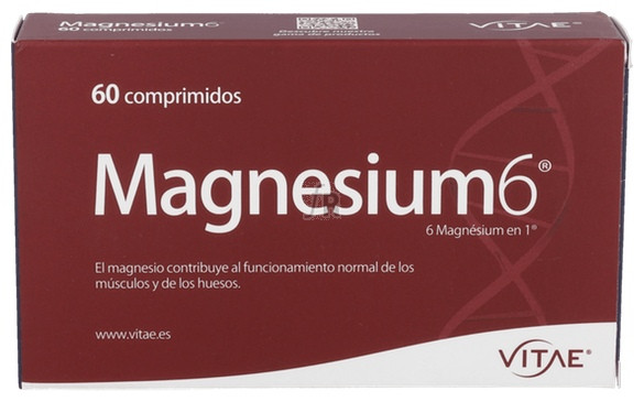 Magnesium 6 60 Comprimidos Vitae - Farmacia Ribera