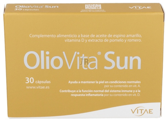 Vitae Oliovita Sun 30 Cápsulas - Farmacia ribera