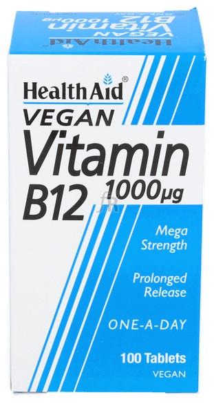 Vitamina B12 1.000 ?g 100 Comprimidos - Health Aid