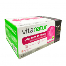 Vitanatur Collagen Antiaging 20+10 viales Sabor Frutos Rojos
