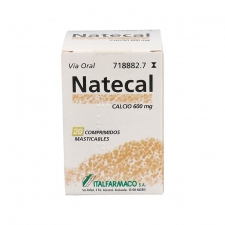 Natecal 1500 Mg (600 Mg Ca) 20 Comprimidos Masticables