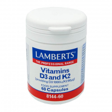 Lamberts Vitamina D3 K2 60 Cápsulas