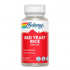 Solaray Red Yeast Rice (Levadura Roja De Arroz) 45 Cápsulas