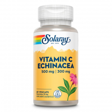 Solaray Vitamina C 500Mg + Echinacea 300Mg. 60 Cápsulas