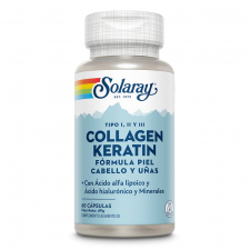 Solaray Collagen Keratin 60 Cápsulas 