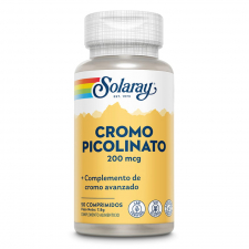 Solaray Chromium Picolinato 200Mcg. 50 Comprimidos