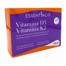 Essentialis Vitamina D3 Vitamina K2 60 comprimidos Heel