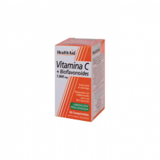 Vitamina C 1.000 mg + Bioflavonoides 60 Comprimidos - Health Aid