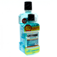 Listerine Mentol Suave 500Ml + 250Ml Gratis