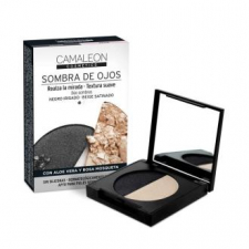 Camaleon Cosmetics Sombra De Ojos Duo Negro-Beige