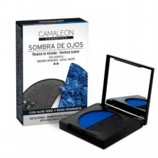 Camaleon Cosmetics Sombra De Ojos Duo Negro-Azul