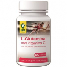 Raab Vitalfood L-Glutamina Con Vitamina C 100 Caps Sg Vegan