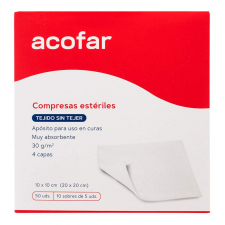 Compresa Acofar Sin Tejer 10X10 50Unidades