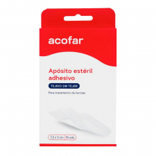 Aposito Acofar Esteril Adhesivo 10X8 10Uds