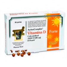 Activecomplex Vitamina D Forte 80 Perlas Pharmanord