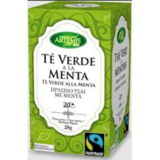 Artemis Bio Te Verde A La Menta Infusion 20Bolsitas. Bio