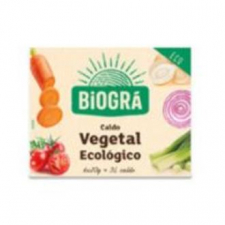 Biogra Caldo Vegetal Cubitos 6X10 G  Bio Vegan
