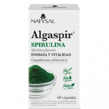 Natysal Algaspir Espirulina 60 Caps Sg Vegan