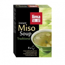 Lima Sopa Miso Tradicional Instantanea 4 Sobres Bio Vegan