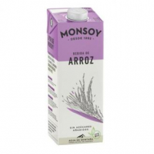 Monsoy Bebida Vegetal De Arroz 1Lt 6Uds. Bio