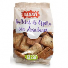 Sanavi Galleta De Espelta Con Arandanos 200 G  Bio Vegan