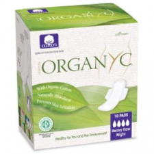 Organyc Compresa Super C/Alas 10 Un 4 Gotas 100% Alg Organic