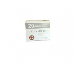 Gran Cruz Gasa Esteril Algodoncompresas 20 U - Farmacia Ribera