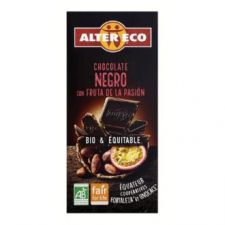 Altereco Chocolate Negro Con Frutas De La Pasion 100 G  Bio