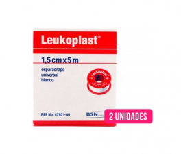 Leukoplast Esparadrapo Blanco 5M X1,25Cm - Farmacia Ribera