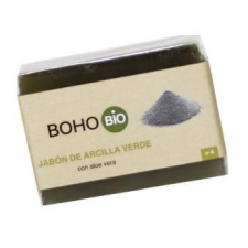 Boho Arcilla Verde Jabon Pastilla 100 G  Bio