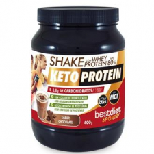 Keto Protein Shake Whey Protein 80% Sabor Chocolate 400 G