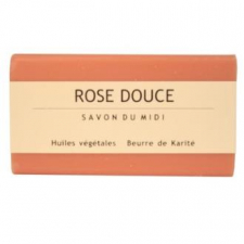 Savon Du Midi Jabon En Pastilla De Rosa Dul 100 G Bio