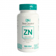 Best Zinc Citrato 46 Mg. BestCeutics 100 Cápsulas 