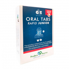 GSE Oral Tabs Rapid Junior 12 Comprimidos masticables fresa