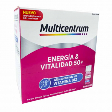 Multicentrum Energia & Vitalidad 50+ 30 Frascos 7 Ml Sabor Frambuesa