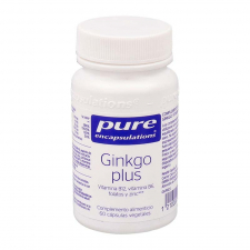 Pure Ginkgo Plus Pure Encapsulations 60 Capsulas