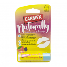 Carmex Naturally Bálsamo Labial Hidratante 1 u 4.25 g sabor frutos rojos