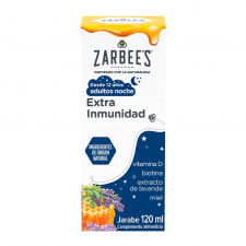 Zarbee's Jarabe Adultos Noche Extra Inmunidad