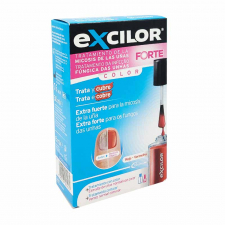 Excilor Forte + Esmalte Cosmetico 1 Frasco 30 Ml Color Rojo + 1 Envase 8 Ml Color Rojo