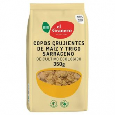 El Granero Copos De Maiz Y Trigo Sarraceno Crujientes 350 G