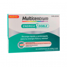 Multicentrum Energia Doble 20 Comprimidos