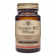 Solgar Vitamina B12 500Mcg.  50 Comprimidos
