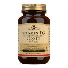 Solgar Vitamina D3 2200Ui 55Mcg. 100 Cápsulas Vegetales