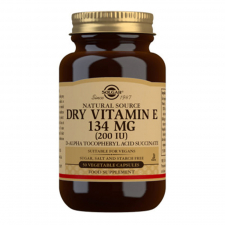 Solgar Vitamina E Seca 200Ui 134Mg. 50 Cápsulas Vegetales