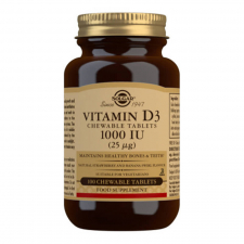 Solgar Vitamina D3 1000Iu 25Mcg. 100 Comprimidos Masticables