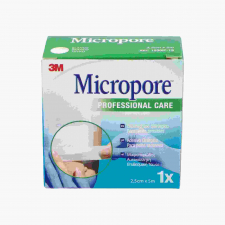 Esparadrapo Hipoalergico Papel Micropore-Blanco