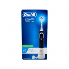 Cepillo Dental Electrico Recargable Oral-B Vitality Pro Negro + 2 Pastas Pro-Repair